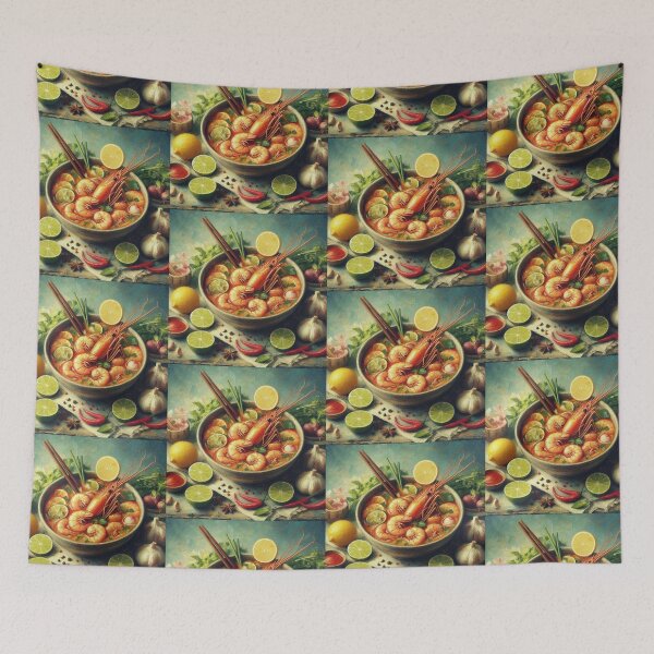 Item preview, Tom Yum Goong Impressionism Art Style designed and sold by artofuniverse.