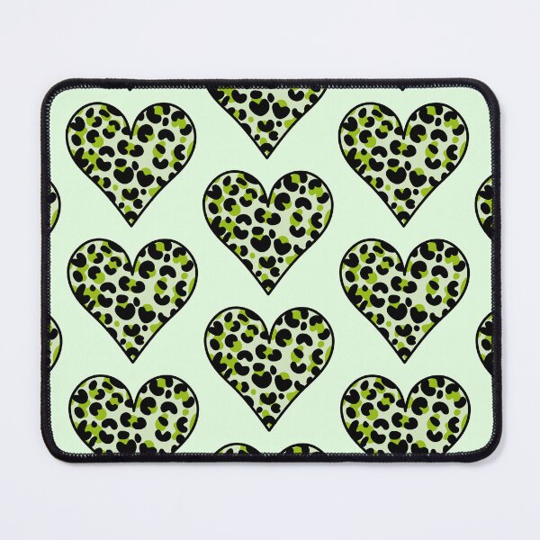Item preview, Leopard Print heart - Green  designed and sold by MrsCreative1.
