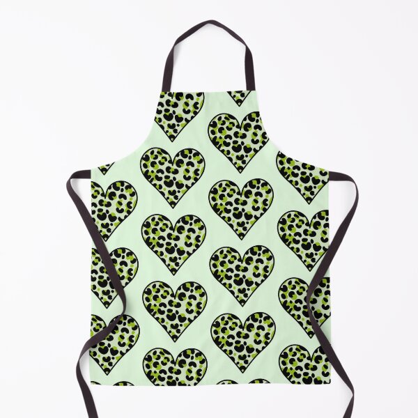 Item preview, Leopard Print heart - Green designed and sold by MrsCreative1.