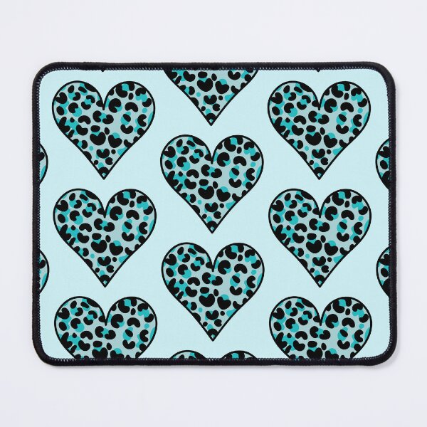 Item preview, Leopard Print Heart - Blue  designed and sold by MrsCreative1.