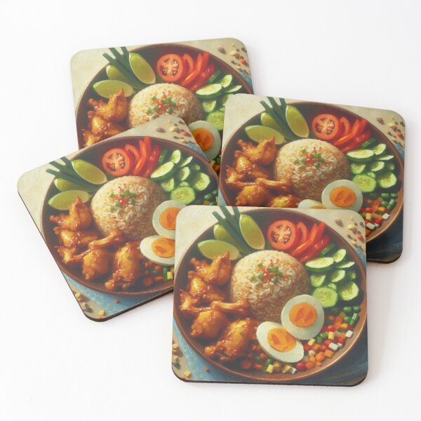 Item preview, Nasi Goreng Impressionism Art Style designed and sold by artofuniverse.