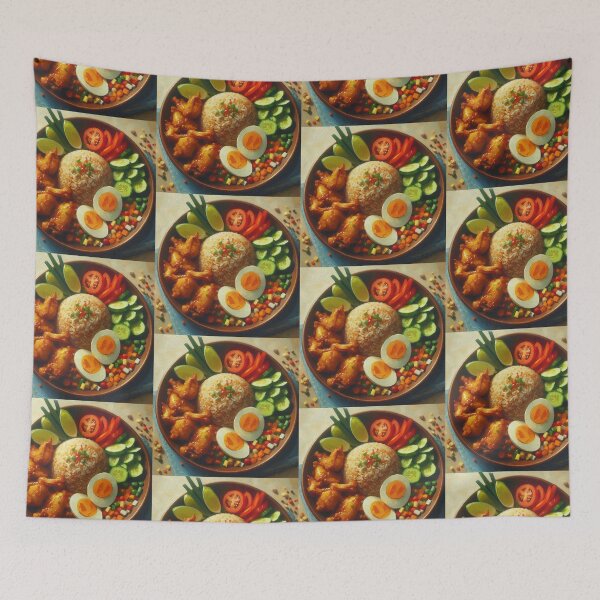 Item preview, Nasi Goreng Impressionism Art Style designed and sold by artofuniverse.