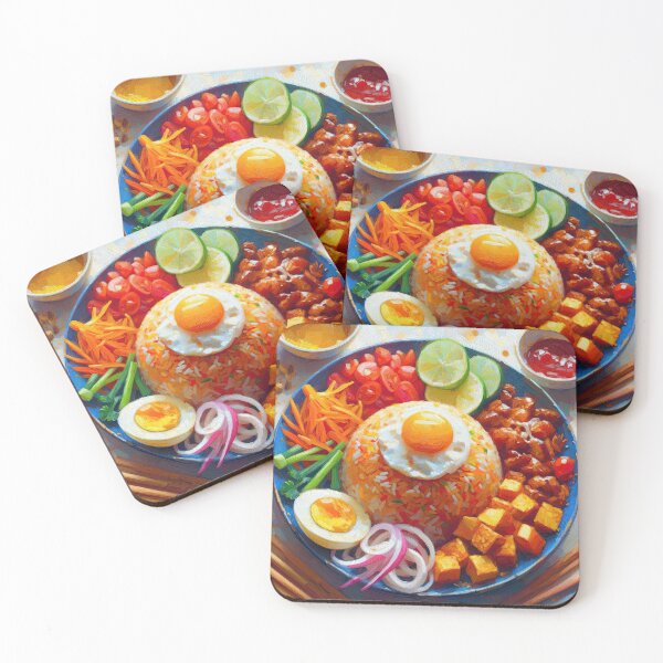 Item preview, Nasi Goreng Impressionism Art Style  designed and sold by artofuniverse.