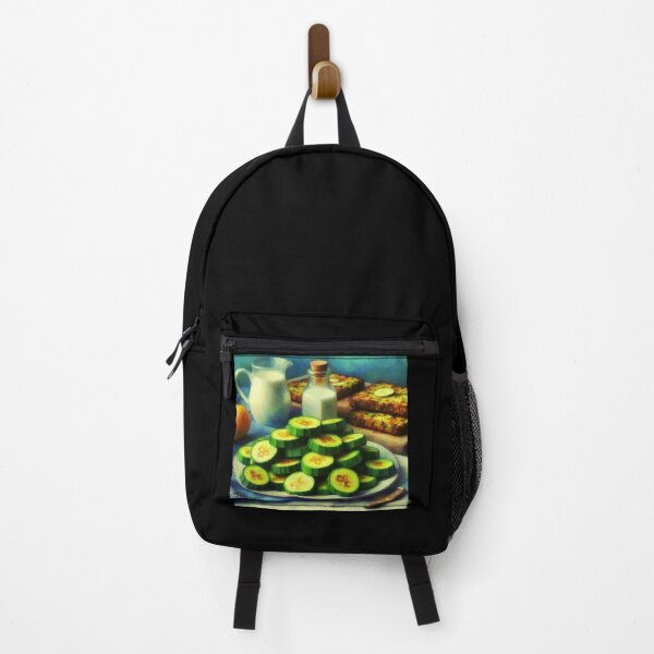 Item preview, Zucchini Fritters Impressionism Art Style designed and sold by artofuniverse.