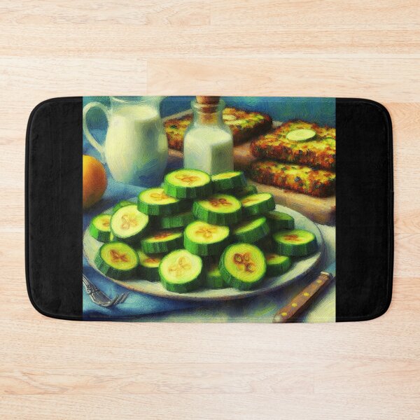 Item preview, Zucchini Fritters Impressionism Art Style designed and sold by artofuniverse.