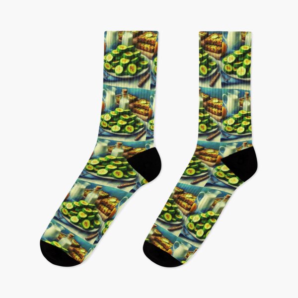 Item preview, Zucchini Fritters Impressionism Art Style designed and sold by artofuniverse.