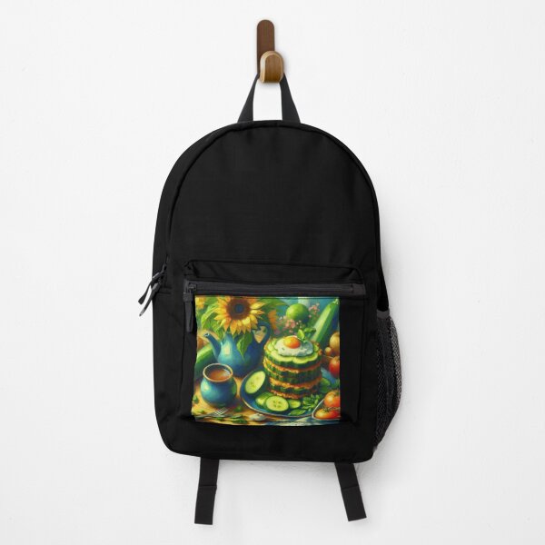 Item preview, Zucchini Fritters Impressionism Art Style designed and sold by artofuniverse.