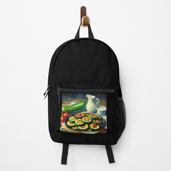 Item preview, Zucchini Fritters Impressionism Art Style designed and sold by artofuniverse.