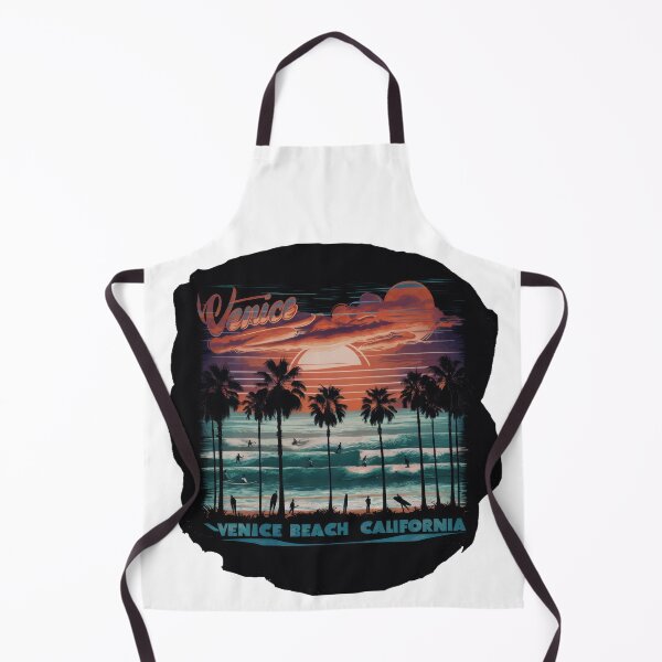 Item preview, Vintage Minimal Retro Travel Design of Venice Beach – Surfing & Sunset designed and sold by pod24.