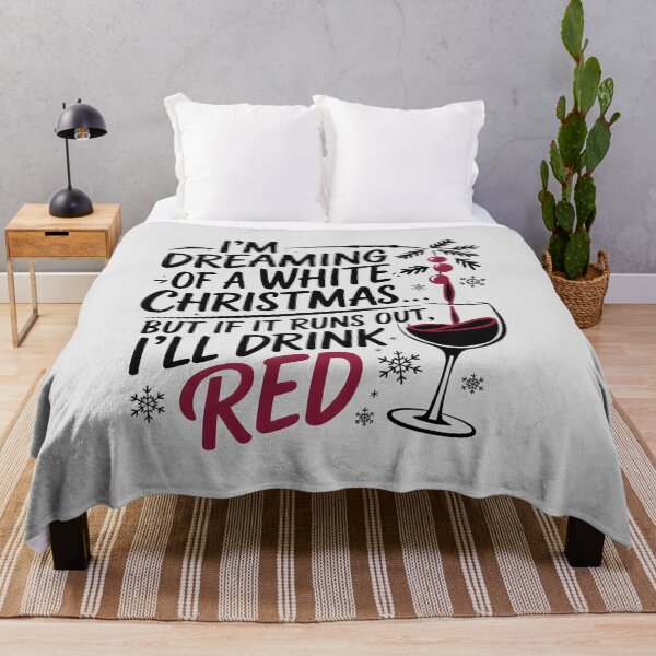 Item preview, I’m dreaming of a white Christmas… but if it runs out, I’ll drink red designed and sold by Firas Aljazzar.