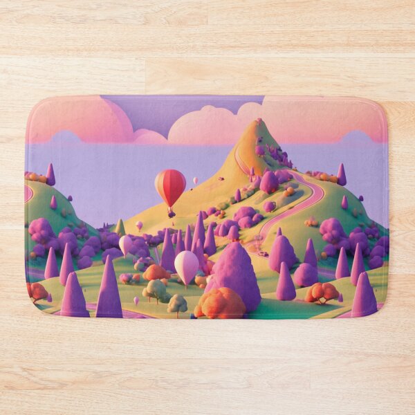 Item preview, Road on a hill, colorful, pattern designed and sold by mind-coloring.