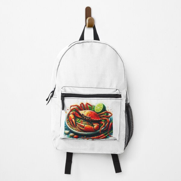 Item preview, Chili Crab Impressionism Art Style designed and sold by artofuniverse.