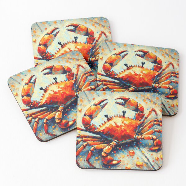 Item preview, Chili Crab Impressionism Art Style designed and sold by artofuniverse.
