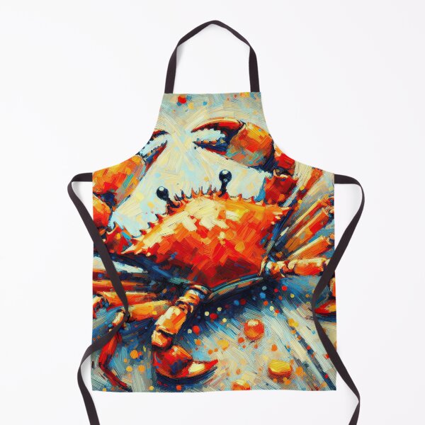 Item preview, Chili Crab Impressionism Art Style designed and sold by artofuniverse.
