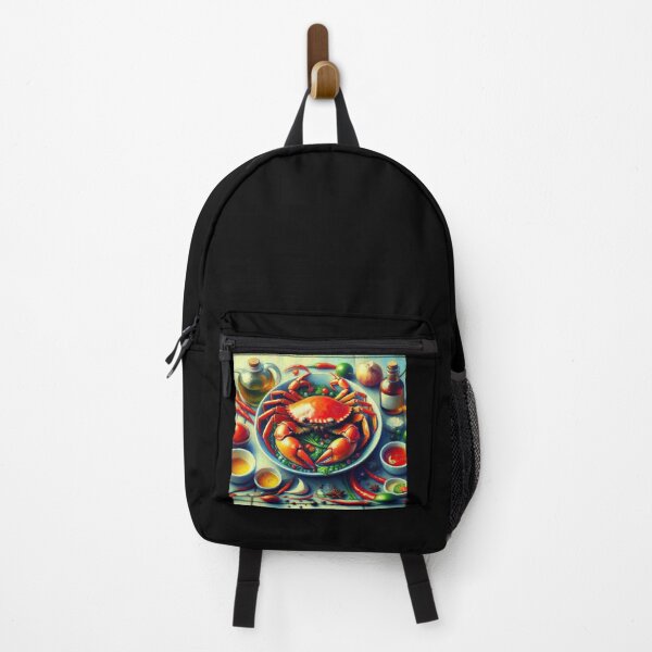 Item preview, Chili Crab Impressionism Art Style designed and sold by artofuniverse.