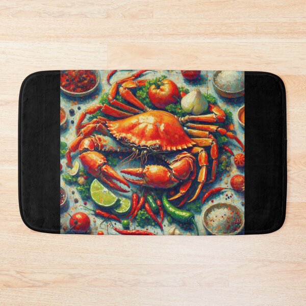 Item preview, Chili Crab Impressionism Art Style designed and sold by artofuniverse.