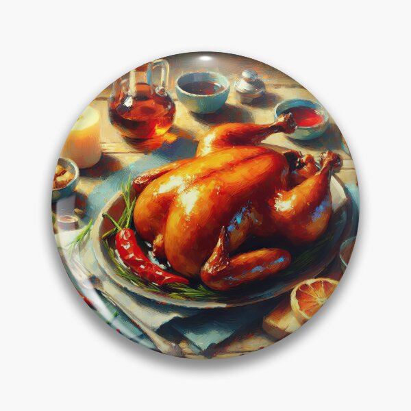 Item preview, Roasted Duck Impressionism Art Style designed and sold by artofuniverse.