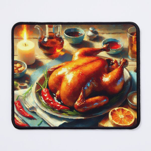 Item preview, Roasted Duck Impressionism Art Style designed and sold by artofuniverse.