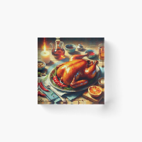 Item preview, Roasted Duck Impressionism Art Style designed and sold by artofuniverse.