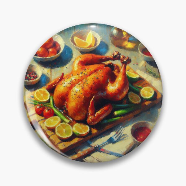 Item preview, Roasted Duck Impressionism Art Style designed and sold by artofuniverse.