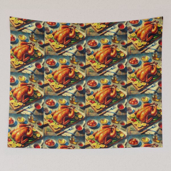 Item preview, Roasted Duck Impressionism Art Style designed and sold by artofuniverse.