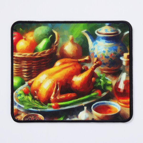 Item preview, Roasted Duck Impressionism Art Style designed and sold by artofuniverse.