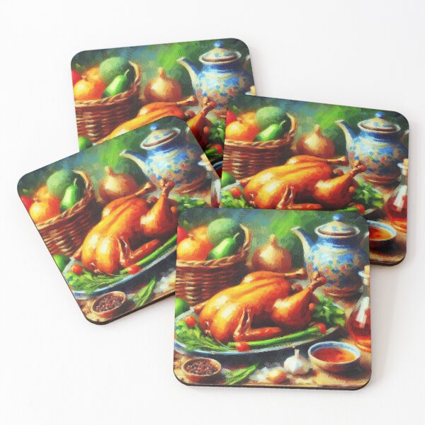 Item preview, Roasted Duck Impressionism Art Style designed and sold by artofuniverse.