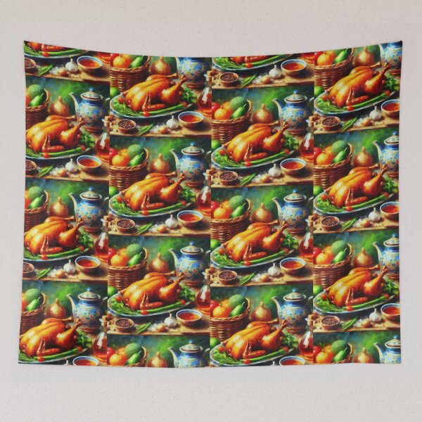 Item preview, Roasted Duck Impressionism Art Style designed and sold by artofuniverse.