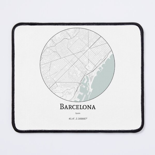 Item preview, Topography of Barcelona designed and sold by JohnnysHeath.