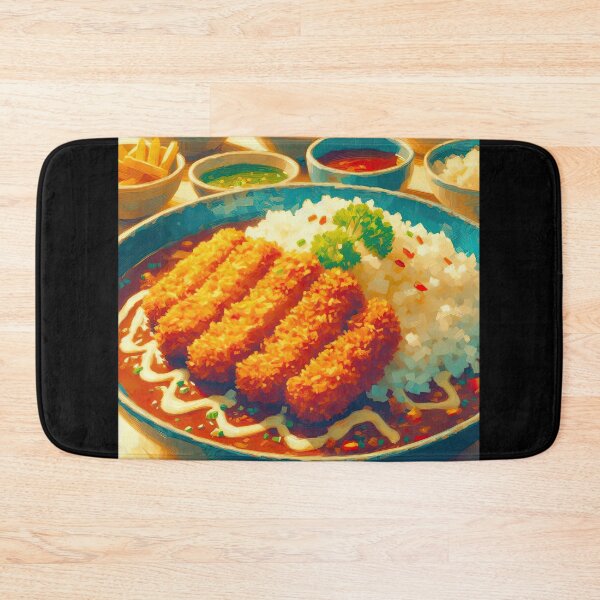 Item preview, Katsu Curry Impressionism Art Style designed and sold by artofuniverse.