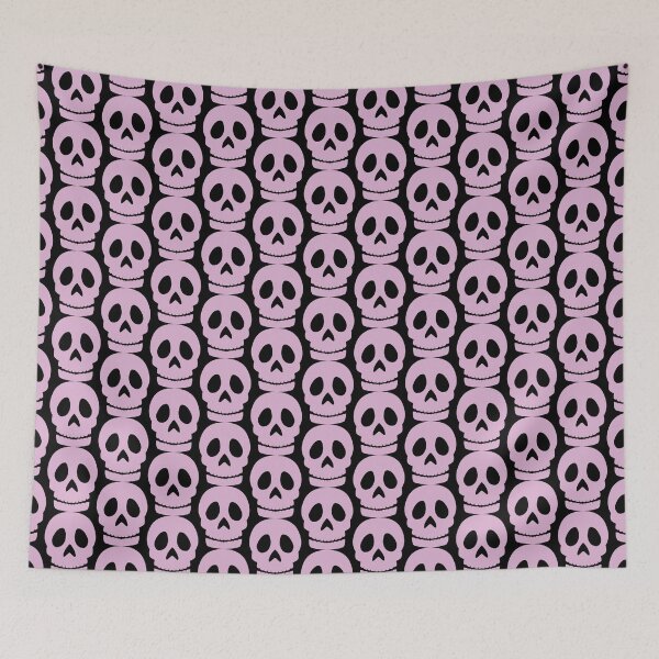 Item preview, Pink Cartoon Skull designed and sold by galaxydaydreams.