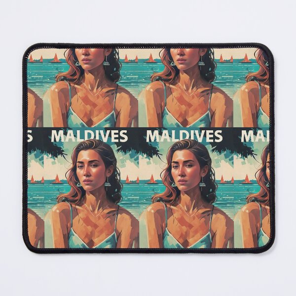 Item preview, Destinations - Maldives Beach Girl designed and sold by CanvasCarousel.