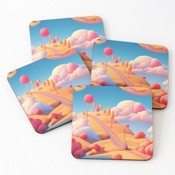 Item preview, Road on a hill, colorful, pattern designed and sold by mind-coloring.