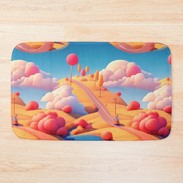 Item preview, Road on a hill, colorful, pattern designed and sold by mind-coloring.