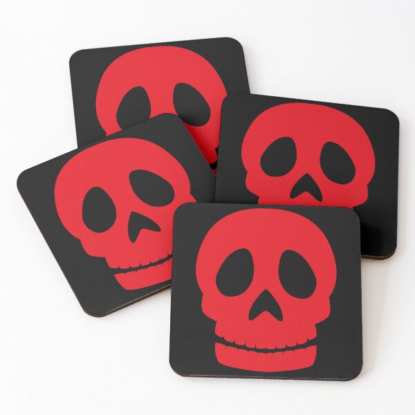 Item preview, Red Cartoon Skull designed and sold by galaxydaydreams.