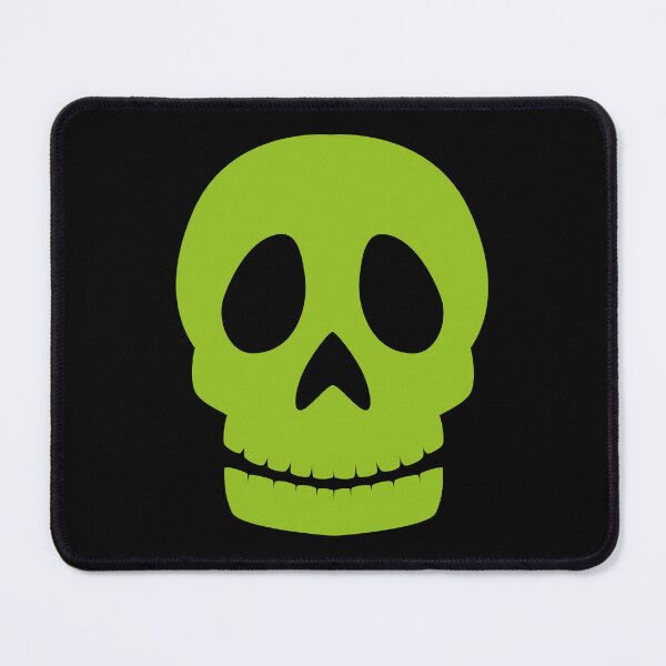 Item preview, Green Cartoon Skull designed and sold by galaxydaydreams.