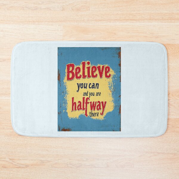 Item preview, Believe you can and you are halfway there_Positive Affirmation_Motivational Quote designed and sold by NewAspect.