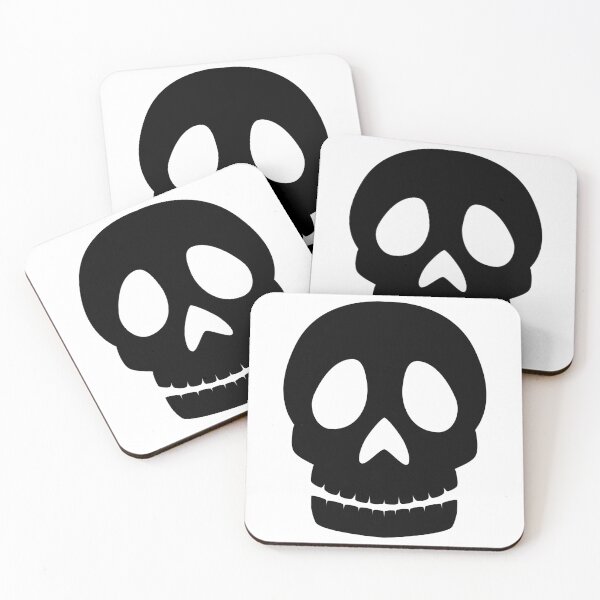 Item preview, Black Cartoon Skull designed and sold by galaxydaydreams.