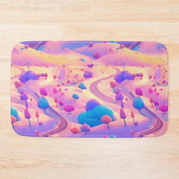 Item preview, Road on a hill, colorful, pattern designed and sold by mind-coloring.