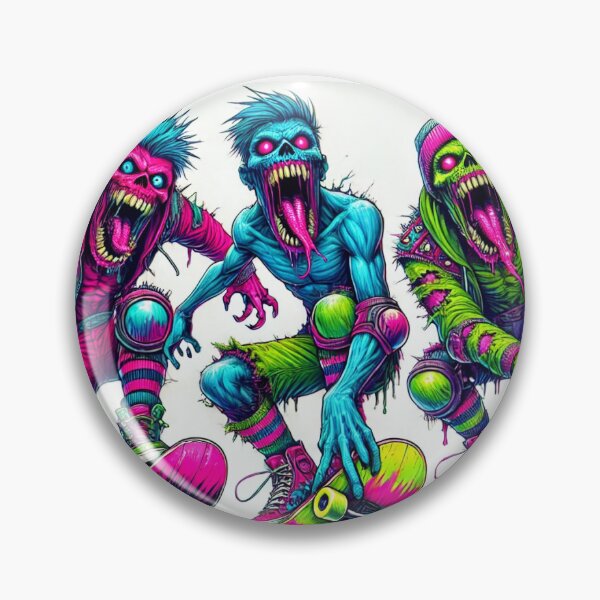 Item preview,  Fluo Skate Monsters designed and sold by Funky-Len.