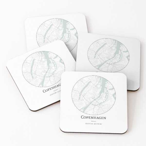 Item preview, Topography of Copenhagen designed and sold by JohnnysHeath.