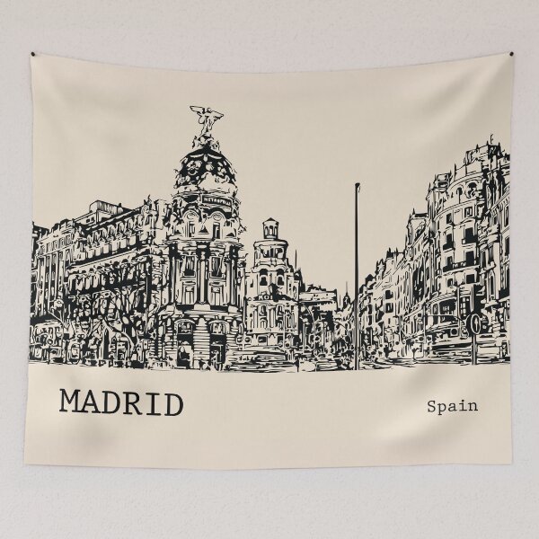 Item preview, Madrid Spain designed and sold by Lakeric Cityscapes.