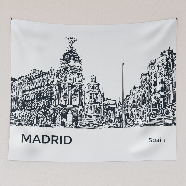 Item preview, Madrid Spain designed and sold by Lakeric Cityscapes.