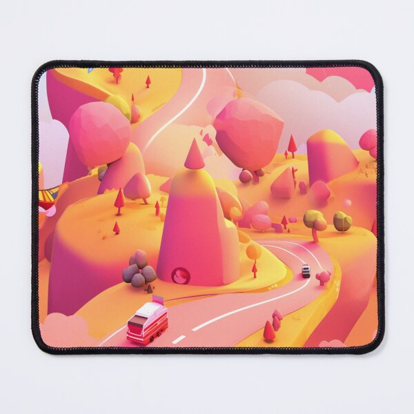 Item preview, Road on a hill, colorful, pattern designed and sold by mind-coloring.