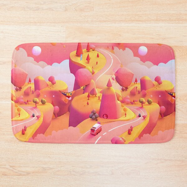 Item preview, Road on a hill, colorful, pattern designed and sold by mind-coloring.