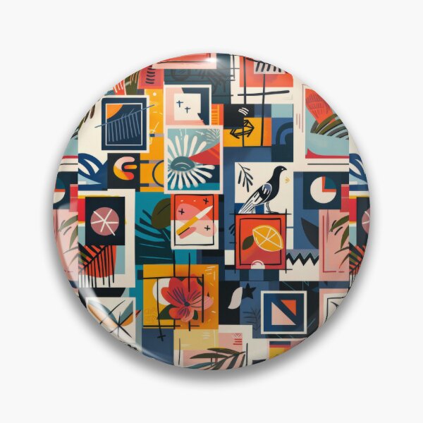 Item preview, Abstract geometric forms in vibrant color palette designed and sold by Piotrek0001.