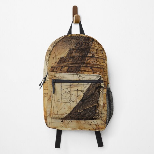 Item preview, Mysterious pyramids in architectural sketch style designed and sold by Piotrek0001.