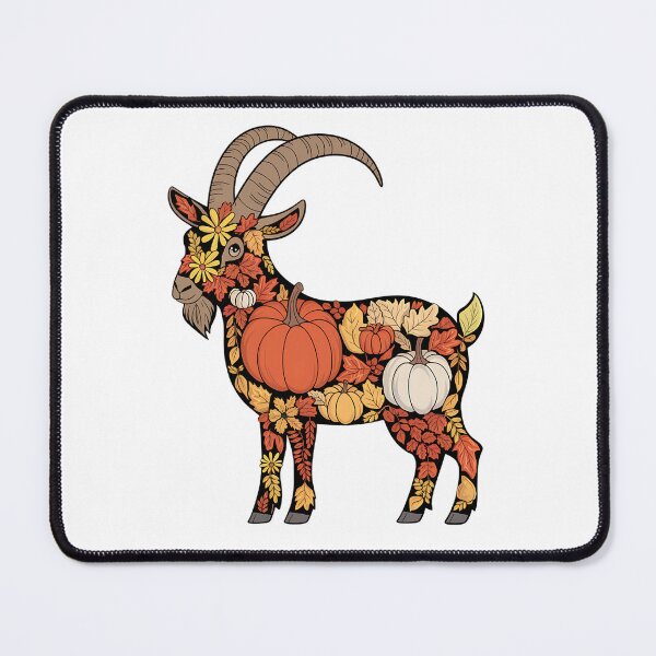 Item preview, Goat sticker, Autumn Pumpkin Fall Goat Thanksgiving Gift designed and sold by SlocifieShop.