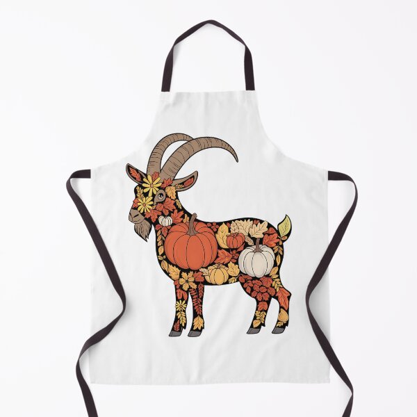 Item preview, Goat sticker, Autumn Pumpkin Fall Goat Thanksgiving Gift designed and sold by SlocifieShop.