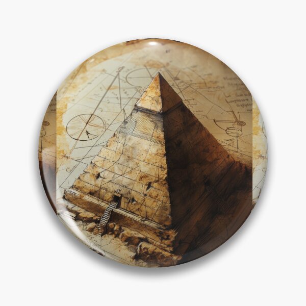 Artikelvorschau, Geheimnisvolle Pyramiden im Architektur-Skizzen-Stil entworfen und verkauft von Piotrek0001.